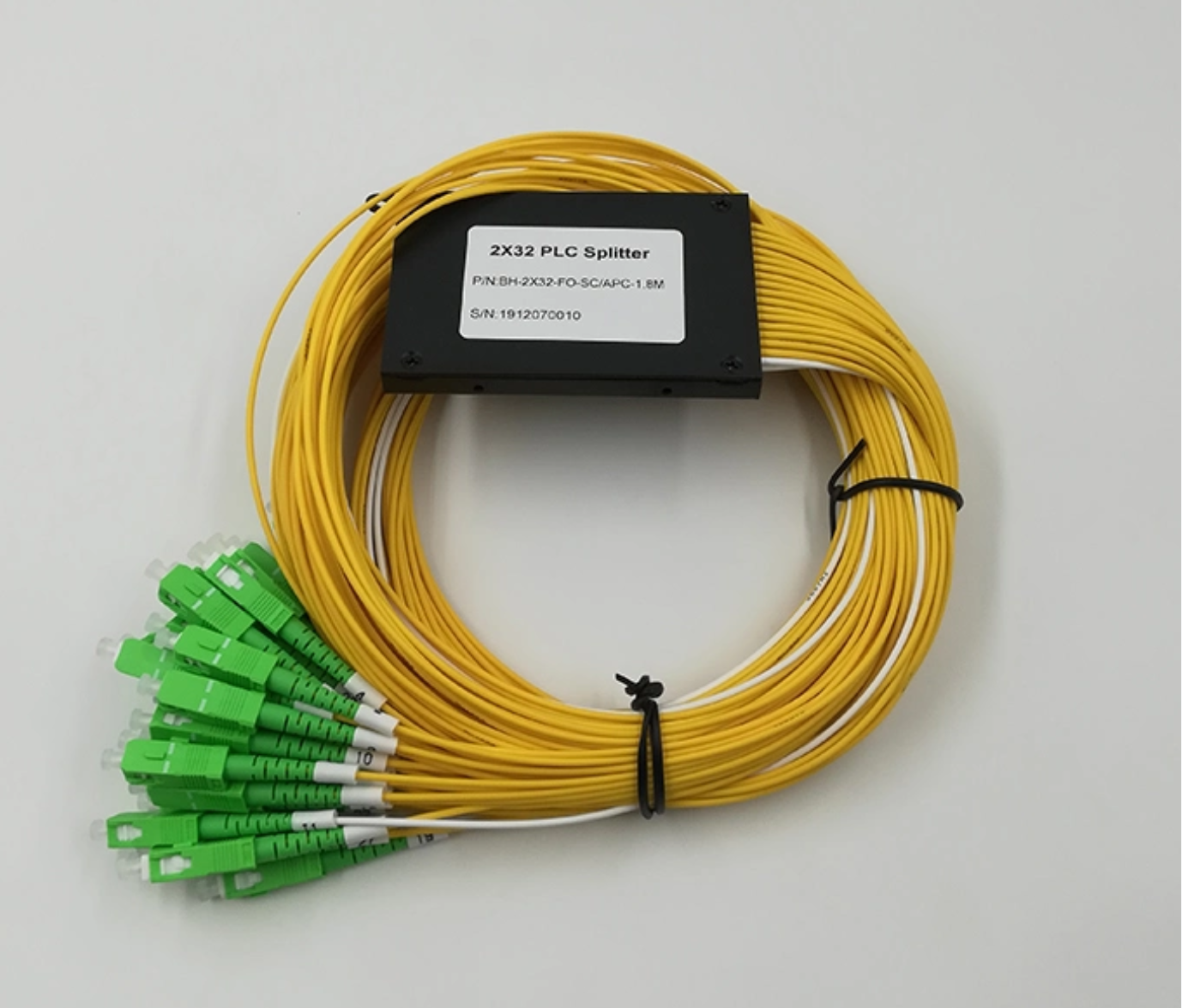 1X32 2X32 Ruggedized Metal PLC Fiber Splitter Sc APC 