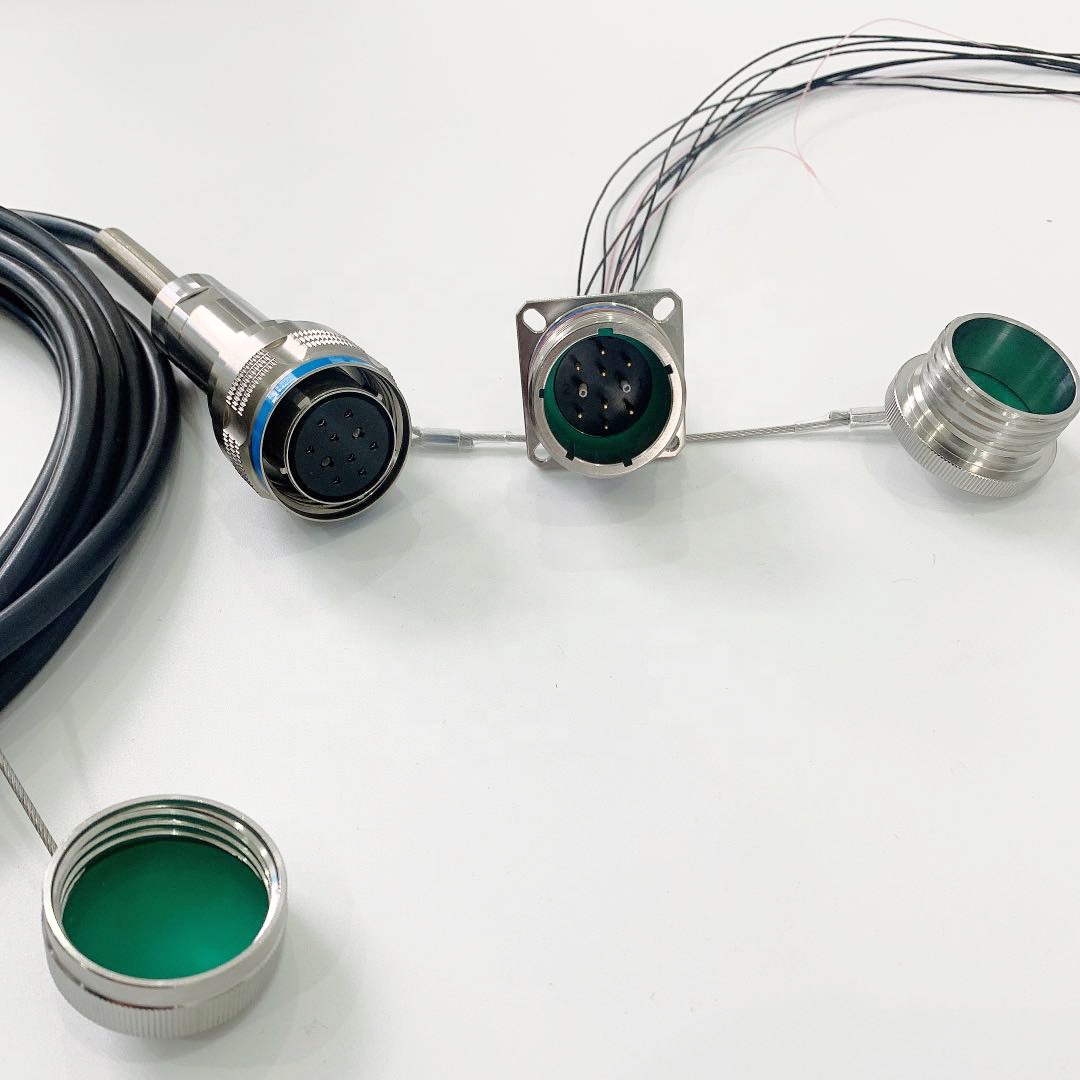 D38999 2FIBER 8POWER Hybrid Connector / D38999 Series Waterproof Optical Cable Assemblies