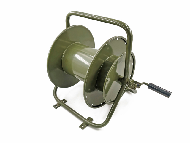 Portable Telecom Outdoor Retractable Fiber Optical Cable Reel