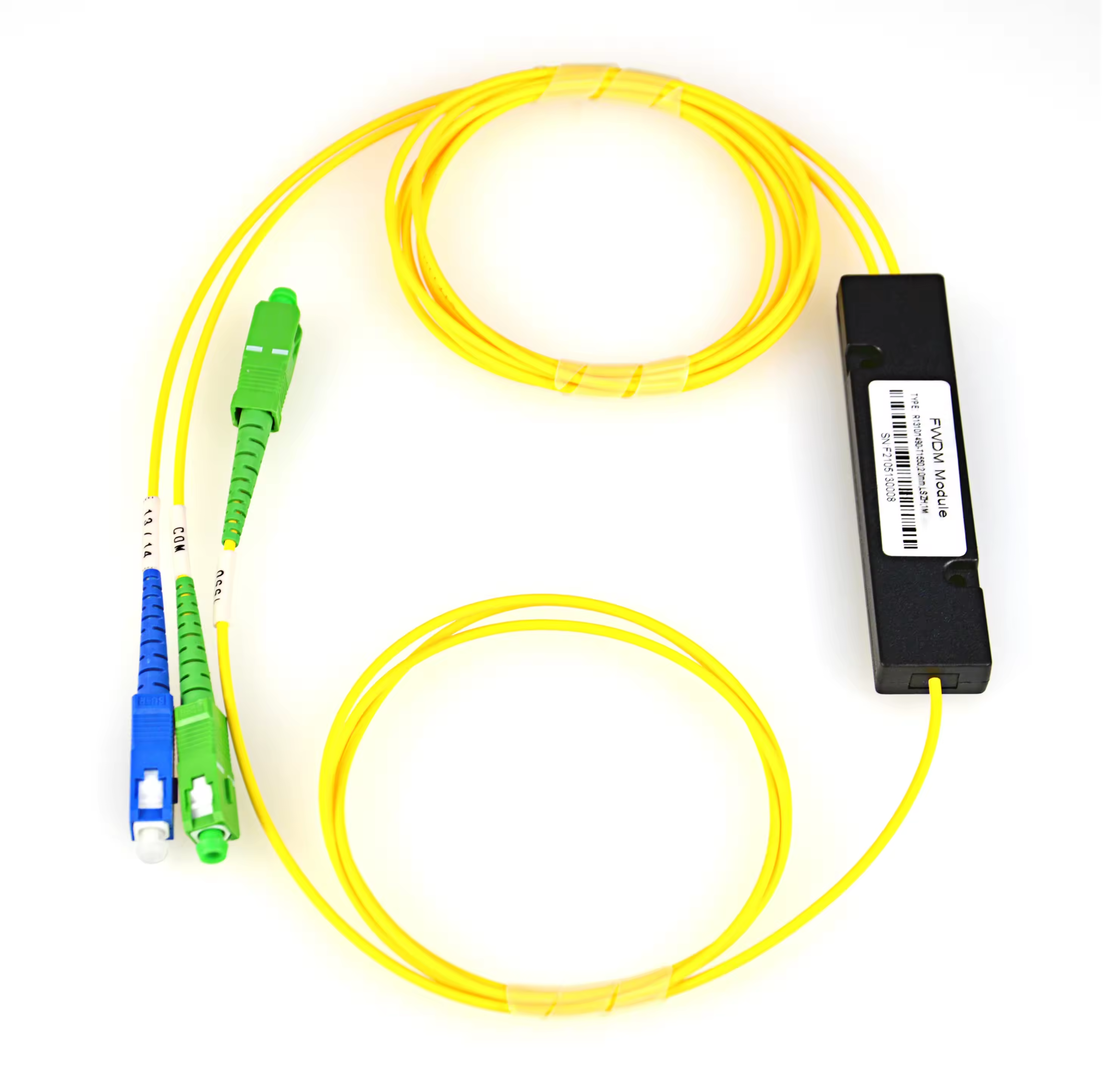 1310/1550nm 1X2 Fused Wdm Coupler Splitter 