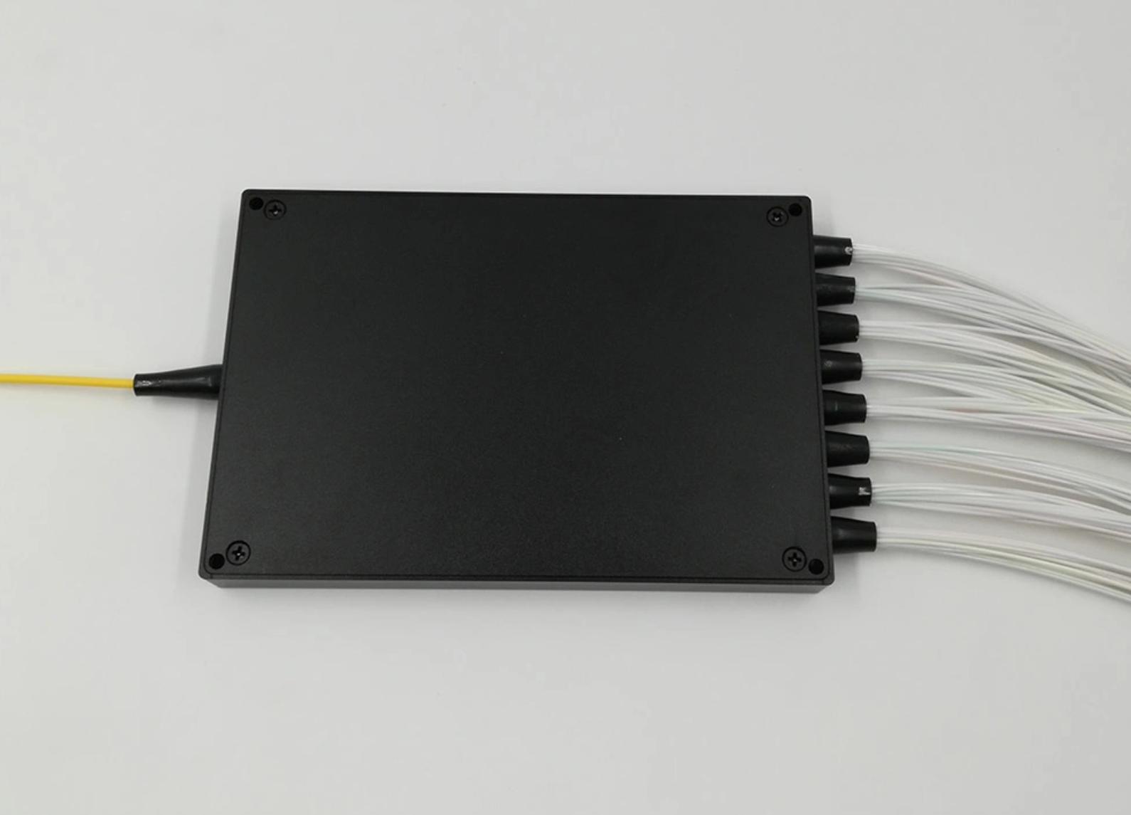 1 x 128 PLC Fiber Splitter, Splice/Pigtailed ABS Module, 2.0mm, SC/UPC, Singlemode