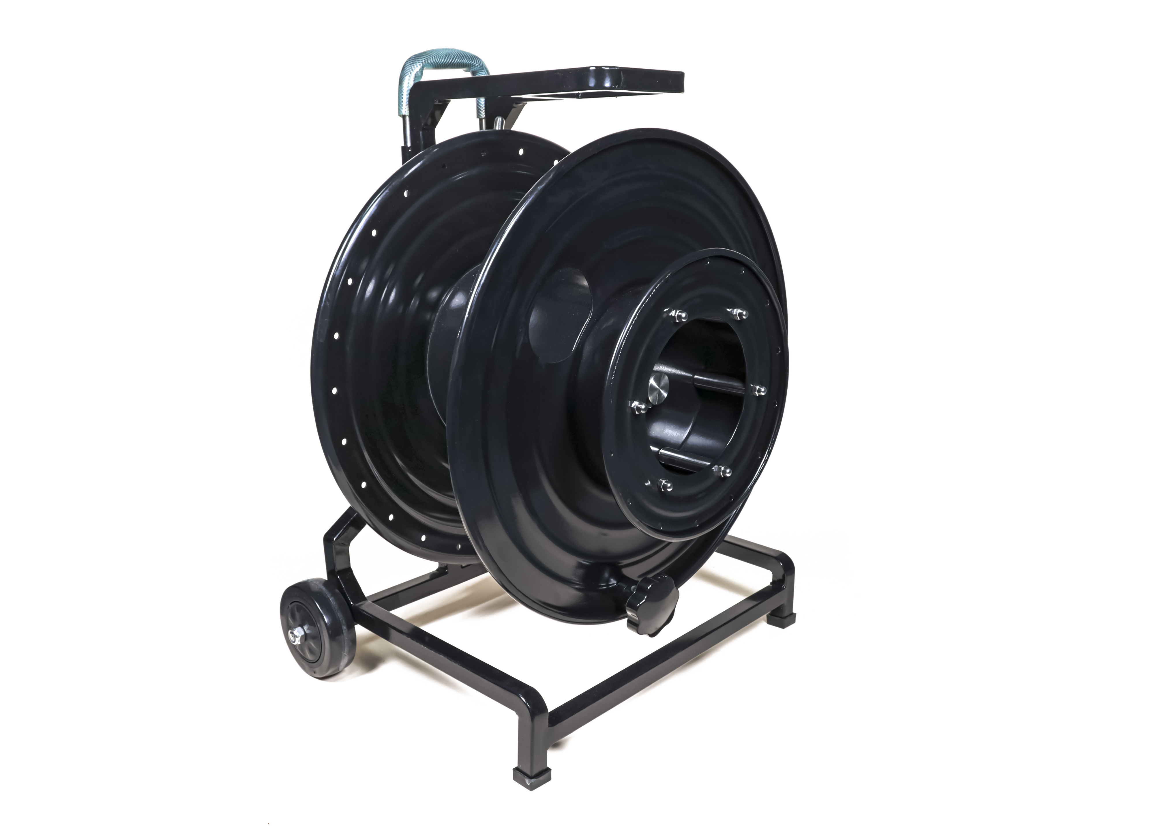 TPU Sheath Portable Communication Fiber Optic Cable Reel