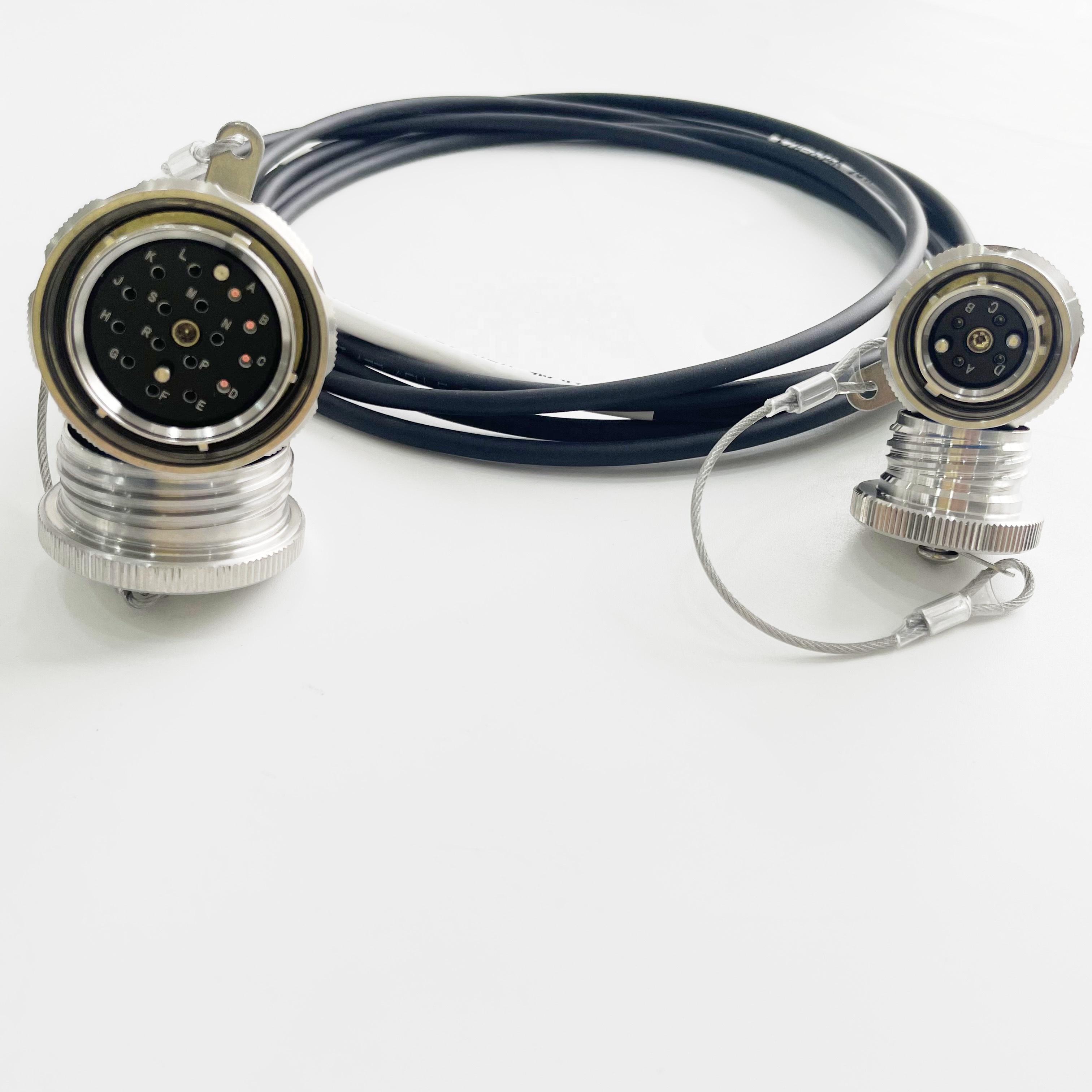 D38999 Series Expanded Beam Fiber Connectors D38999E8 16cores Expanded Beam Fiber Connectors Assamblies