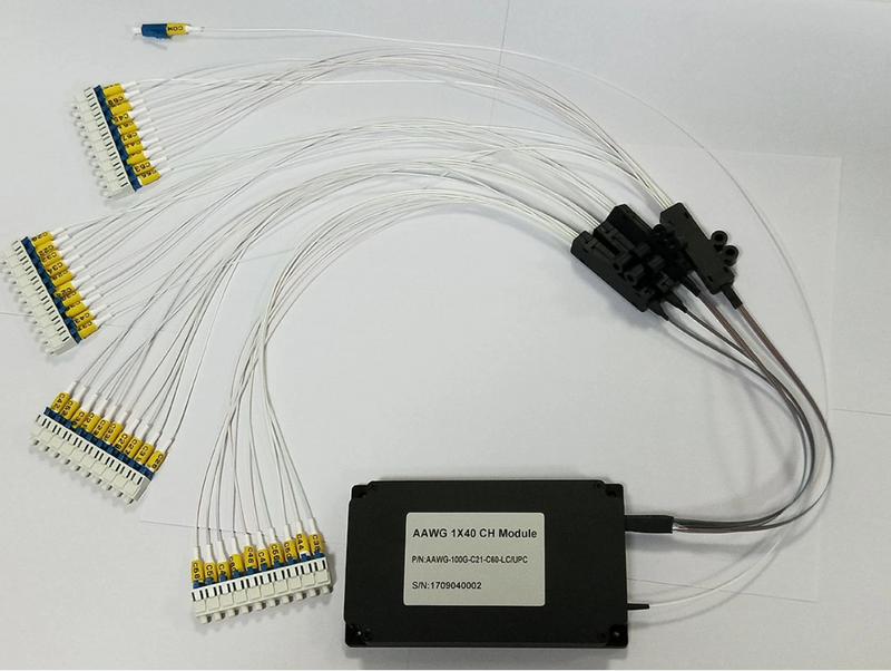 50GHz Itu Grid 96CH Aawg DWDM Module 