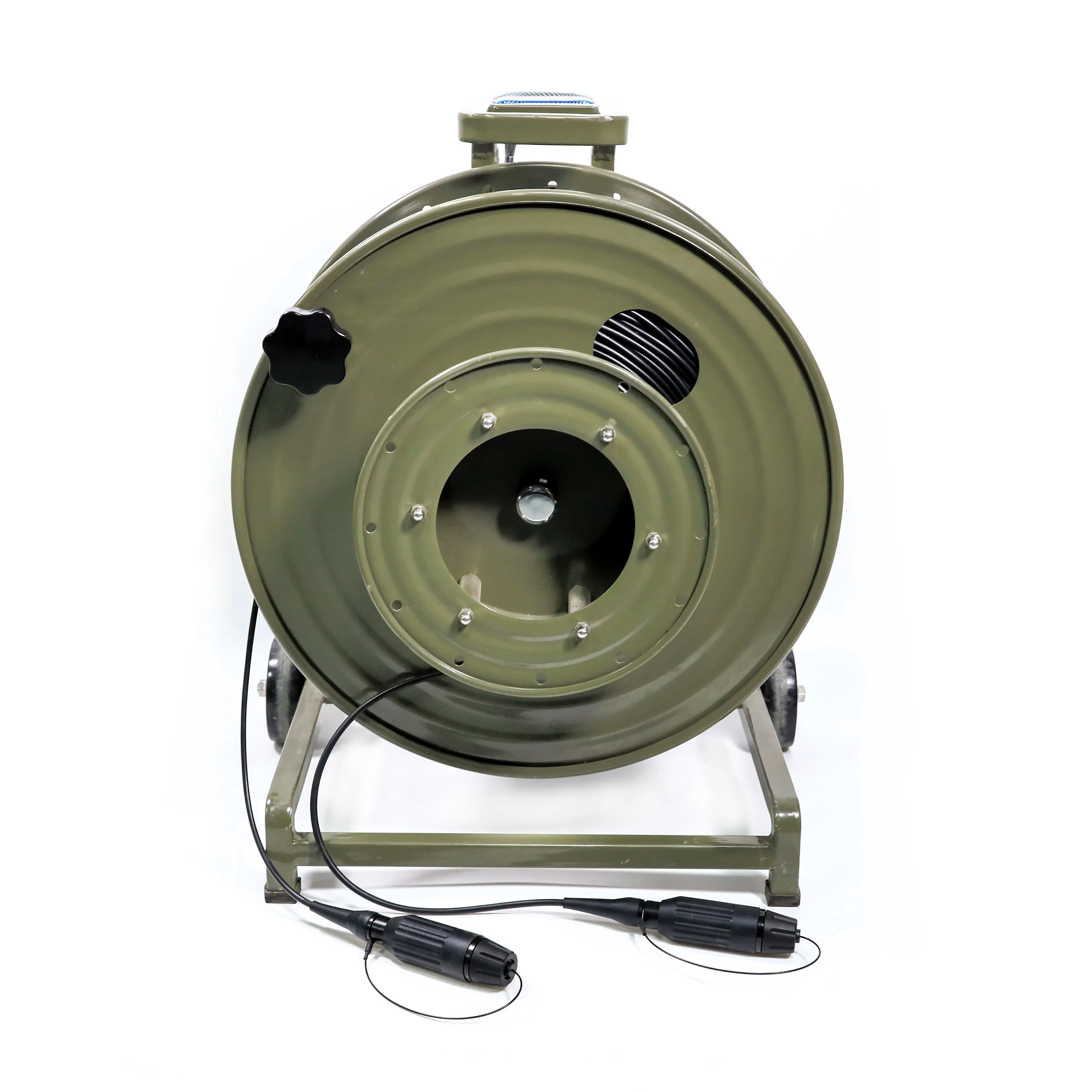 TPU Sheath Portable Communication Fiber Optic Cable Reel