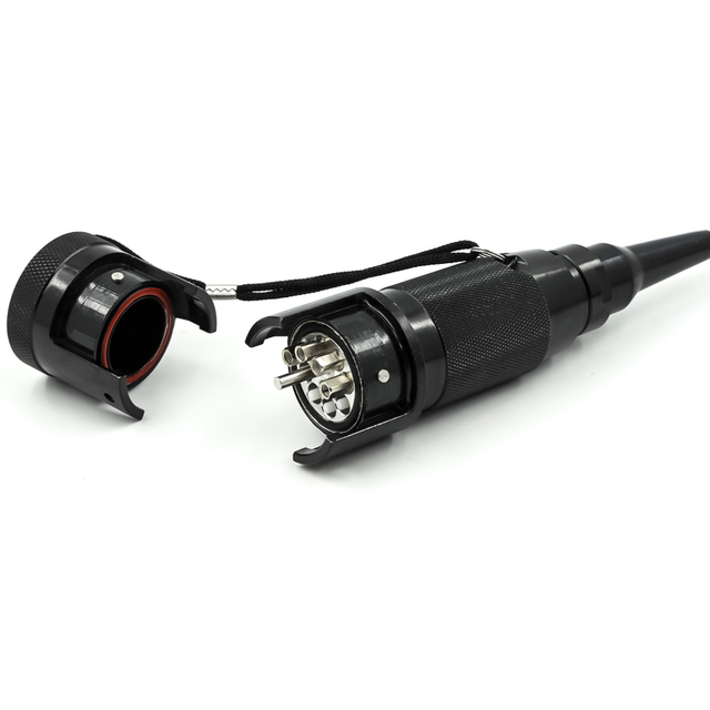 YG Hermaphroditic Outdoor Harsh Environment Harsh TBE 35mm 8 Core IP67 Connector Armored Fiber Optic Patch Cord