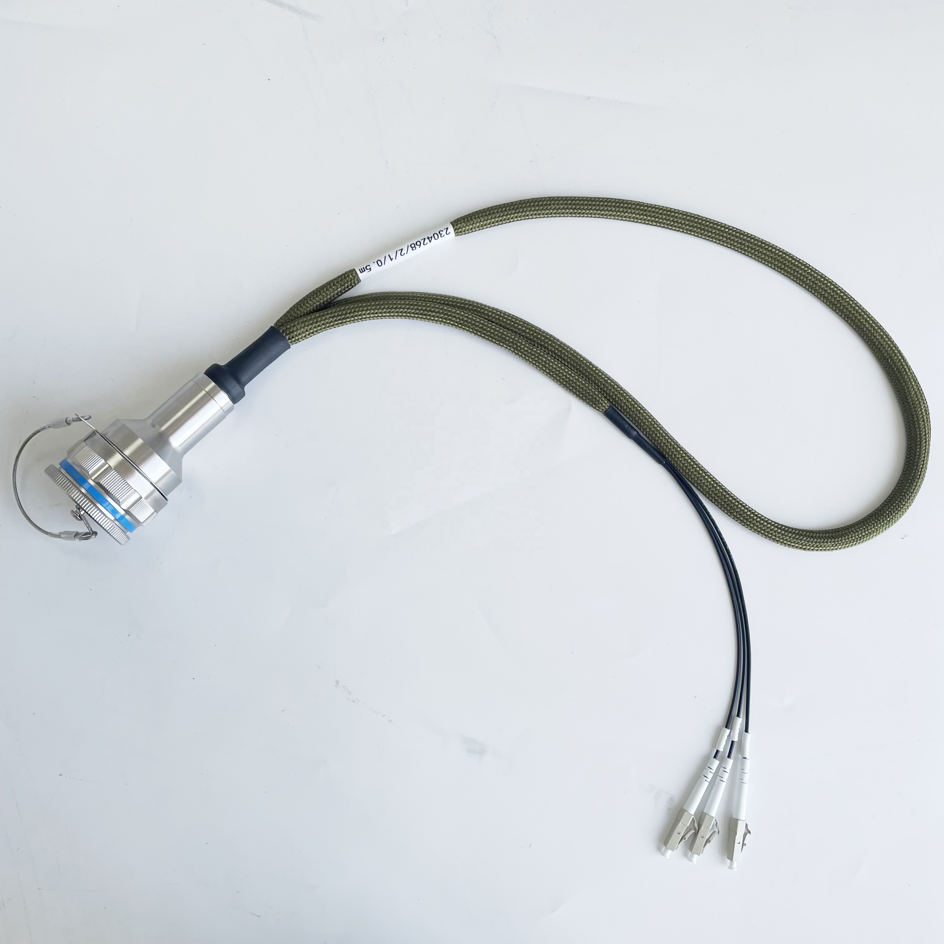 D38999 Series Expanded Beam Fiber Connectors D38999E8 16cores Expanded Beam Fiber Connectors Assamblies