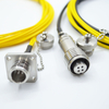 Outdoor Waterproof ODC Fibre Connector ODC 4CORES Plug and Socket Cable Assemblies