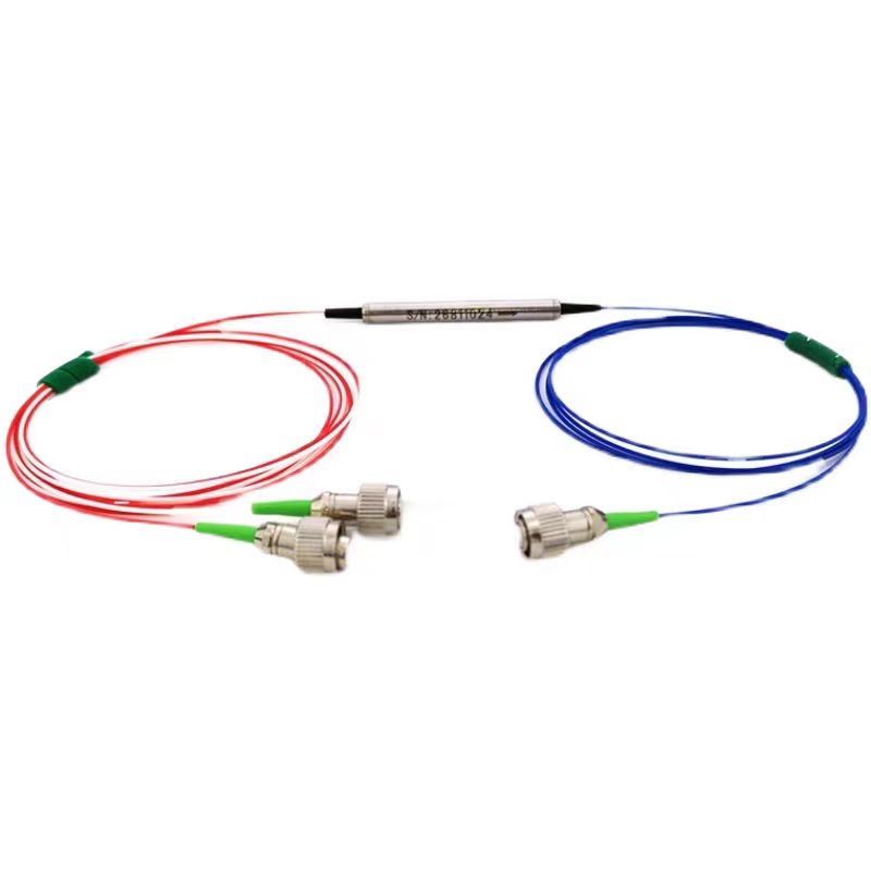 Polarization Maintaining Isolator+ WDM Hybrid Device PM Fiber Optic Isolator