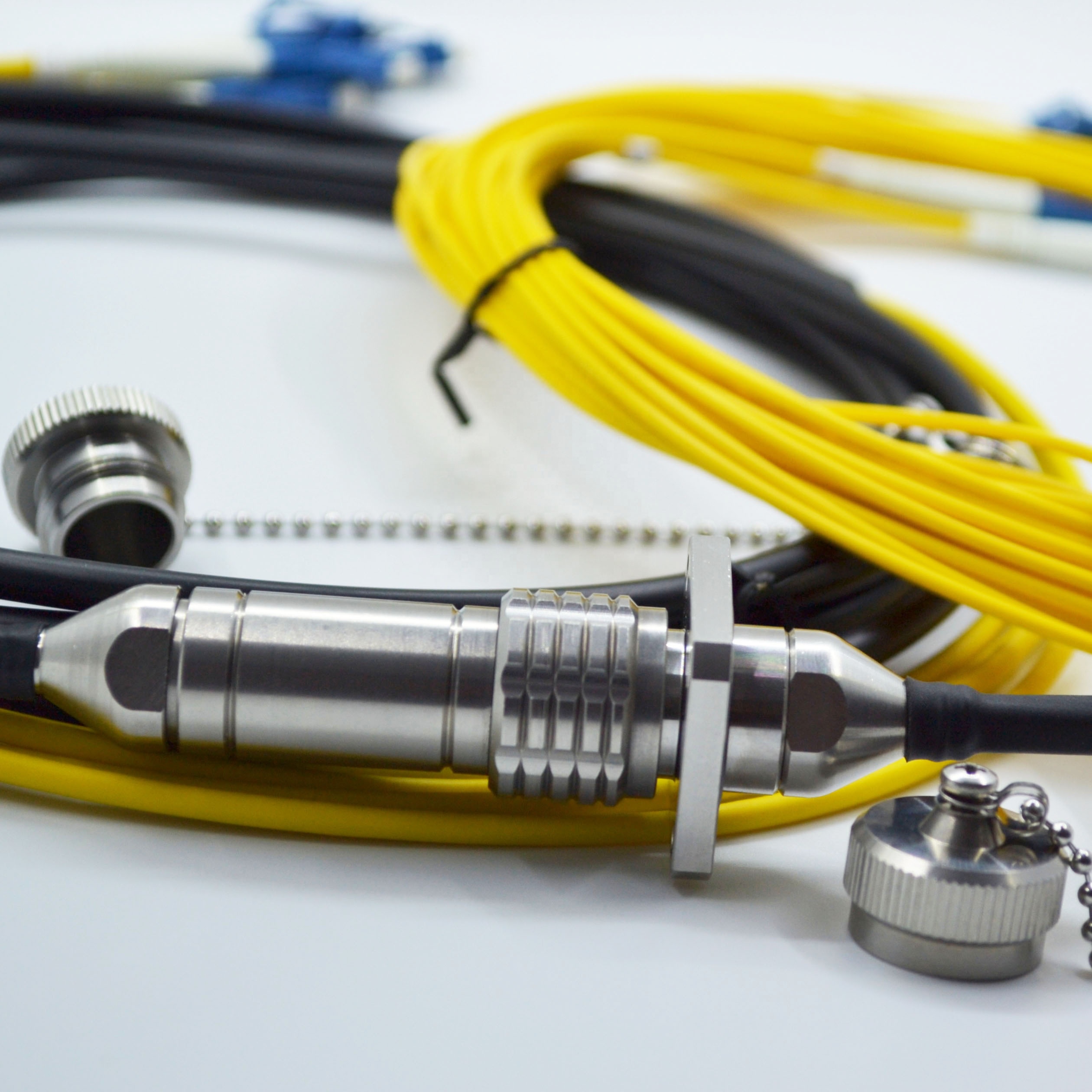 Outdoor Waterproof ODC Fibre Connector ODC 4CORES Plug and Socket Cable Assemblies